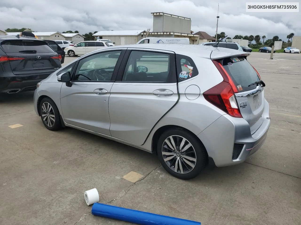 2015 Honda Fit Ex VIN: 3HGGK5H85FM735936 Lot: 74335184