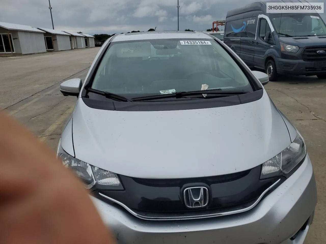 2015 Honda Fit Ex VIN: 3HGGK5H85FM735936 Lot: 74335184