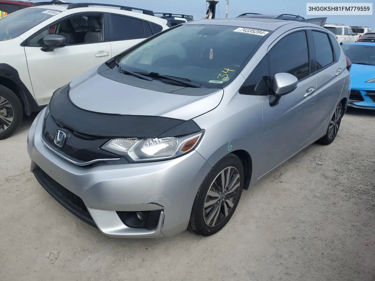 2015 Honda Fit Ex VIN: 3HGGK5H81FM779559 Lot: 74335284