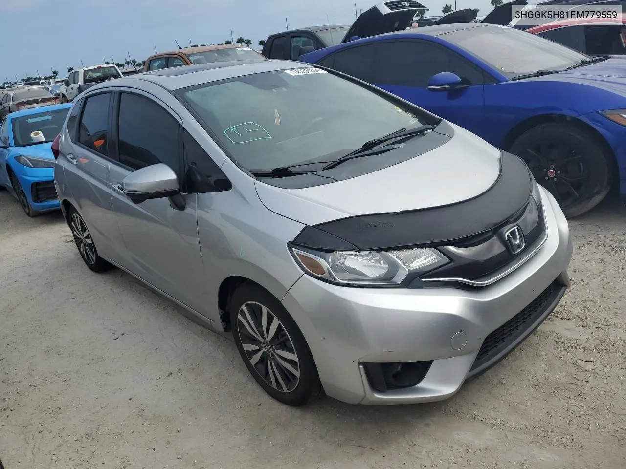 2015 Honda Fit Ex VIN: 3HGGK5H81FM779559 Lot: 74335284