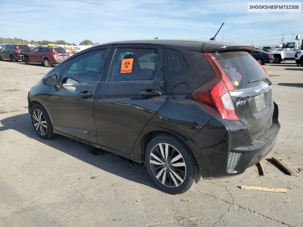 2015 Honda Fit Ex VIN: 3HGGK5H85FM732308 Lot: 74358684