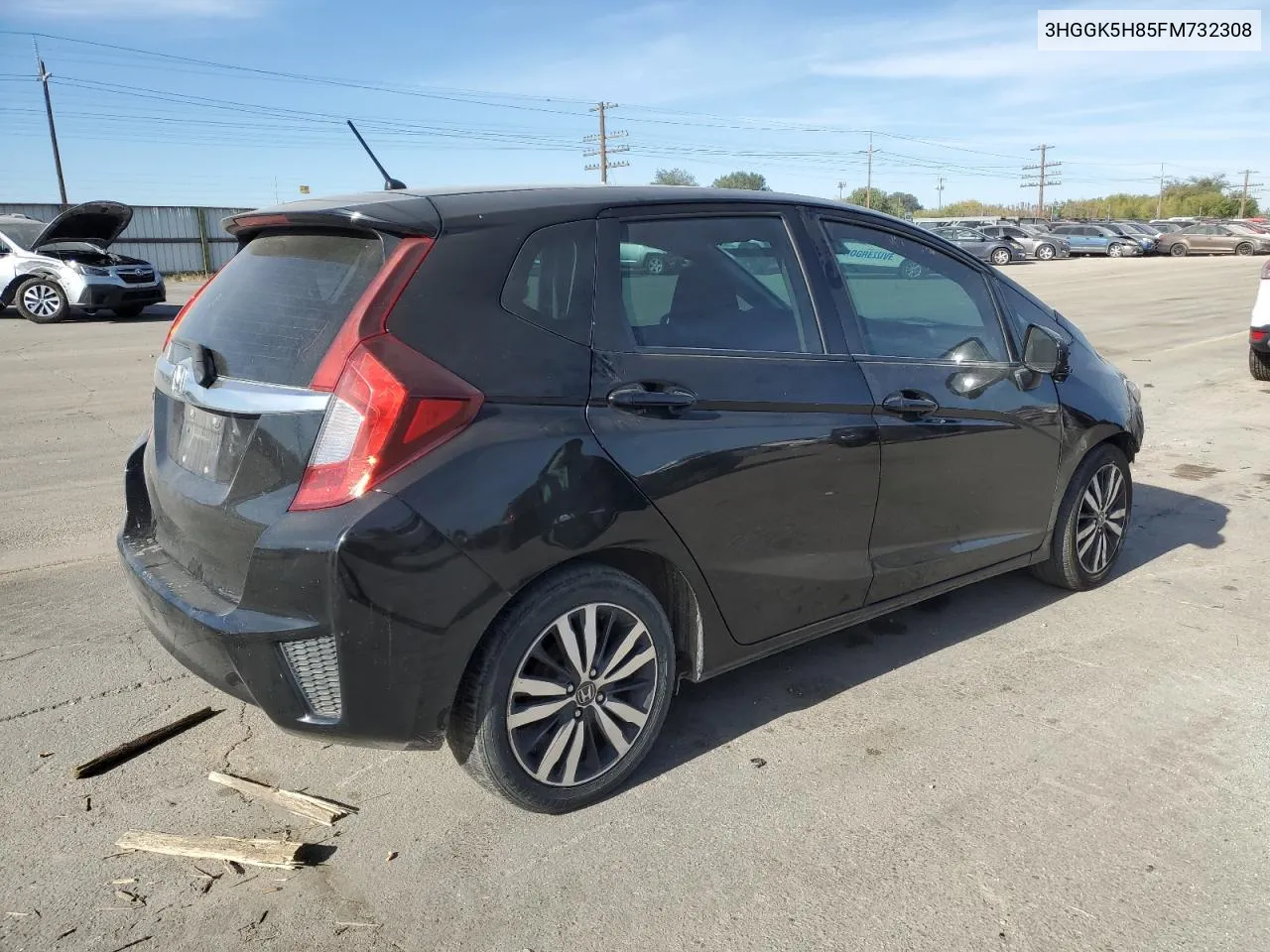 2015 Honda Fit Ex VIN: 3HGGK5H85FM732308 Lot: 74358684