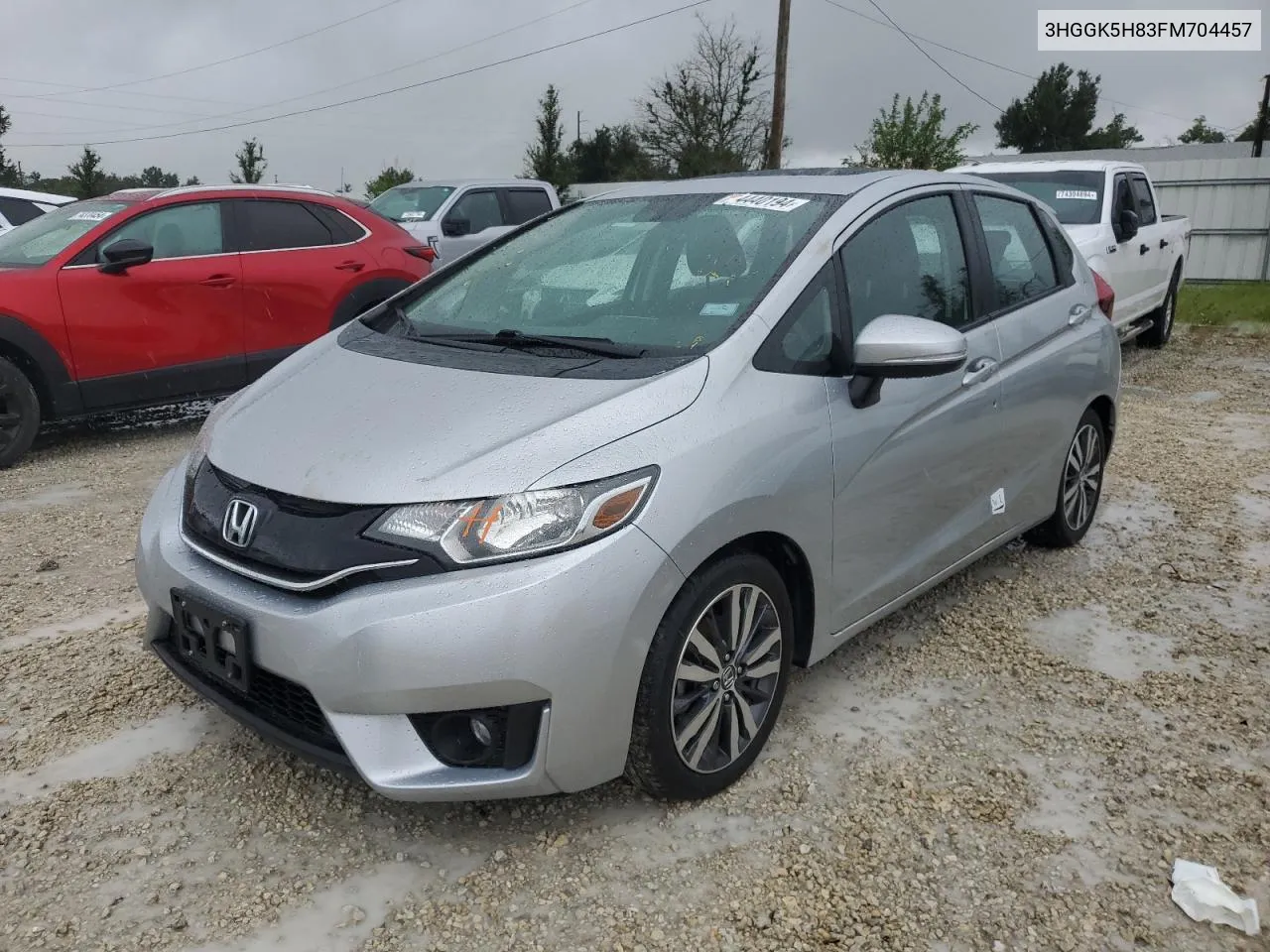 2015 Honda Fit Ex VIN: 3HGGK5H83FM704457 Lot: 74440194