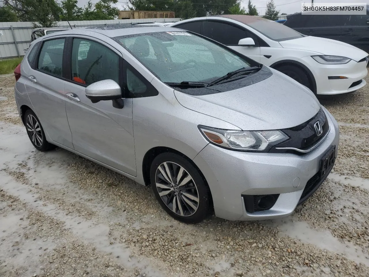 2015 Honda Fit Ex VIN: 3HGGK5H83FM704457 Lot: 74440194