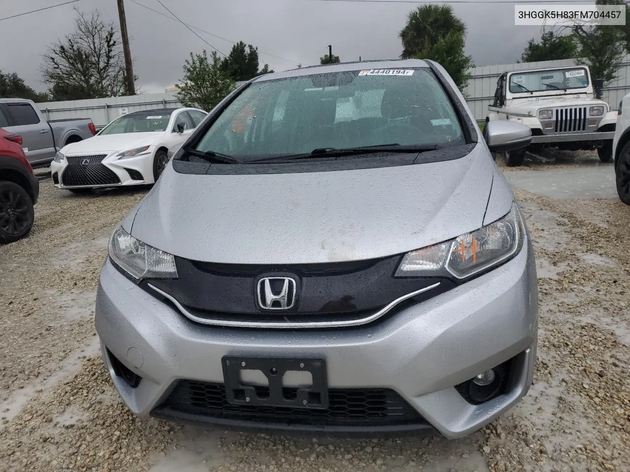 2015 Honda Fit Ex VIN: 3HGGK5H83FM704457 Lot: 74440194