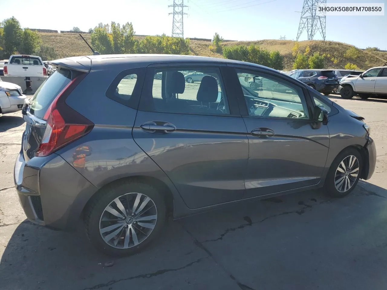 2015 Honda Fit Ex VIN: 3HGGK5G80FM708550 Lot: 74503854