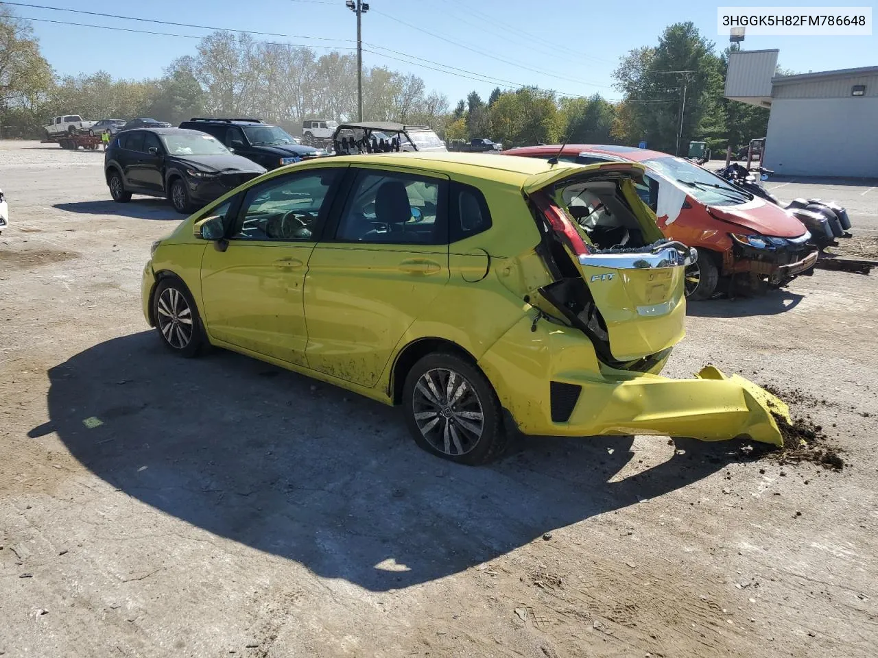 2015 Honda Fit Ex VIN: 3HGGK5H82FM786648 Lot: 74826364