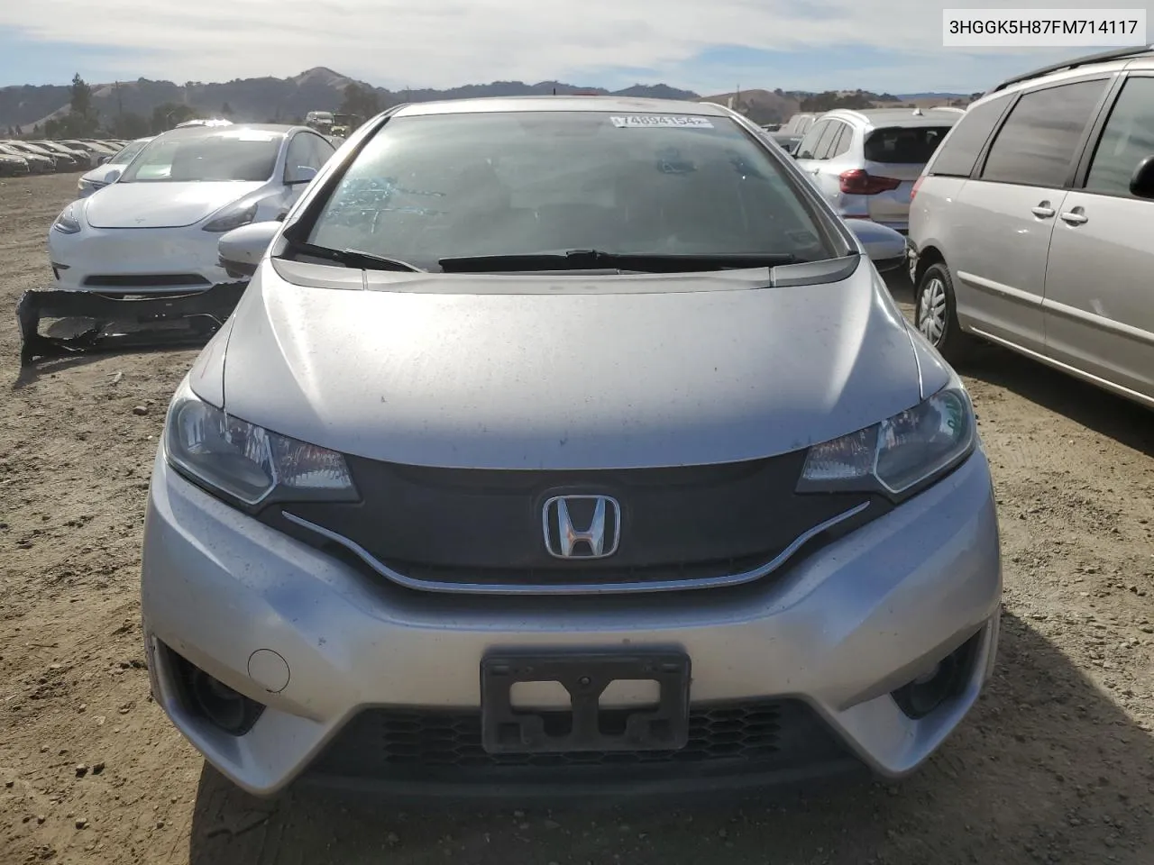 2015 Honda Fit Ex VIN: 3HGGK5H87FM714117 Lot: 74894154