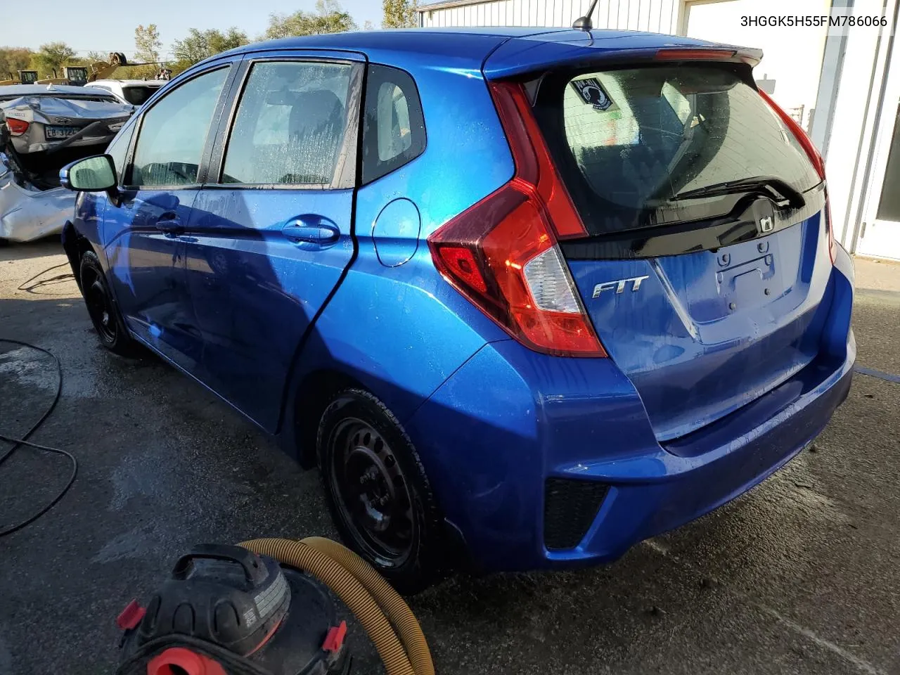 2015 Honda Fit Lx VIN: 3HGGK5H55FM786066 Lot: 75024174