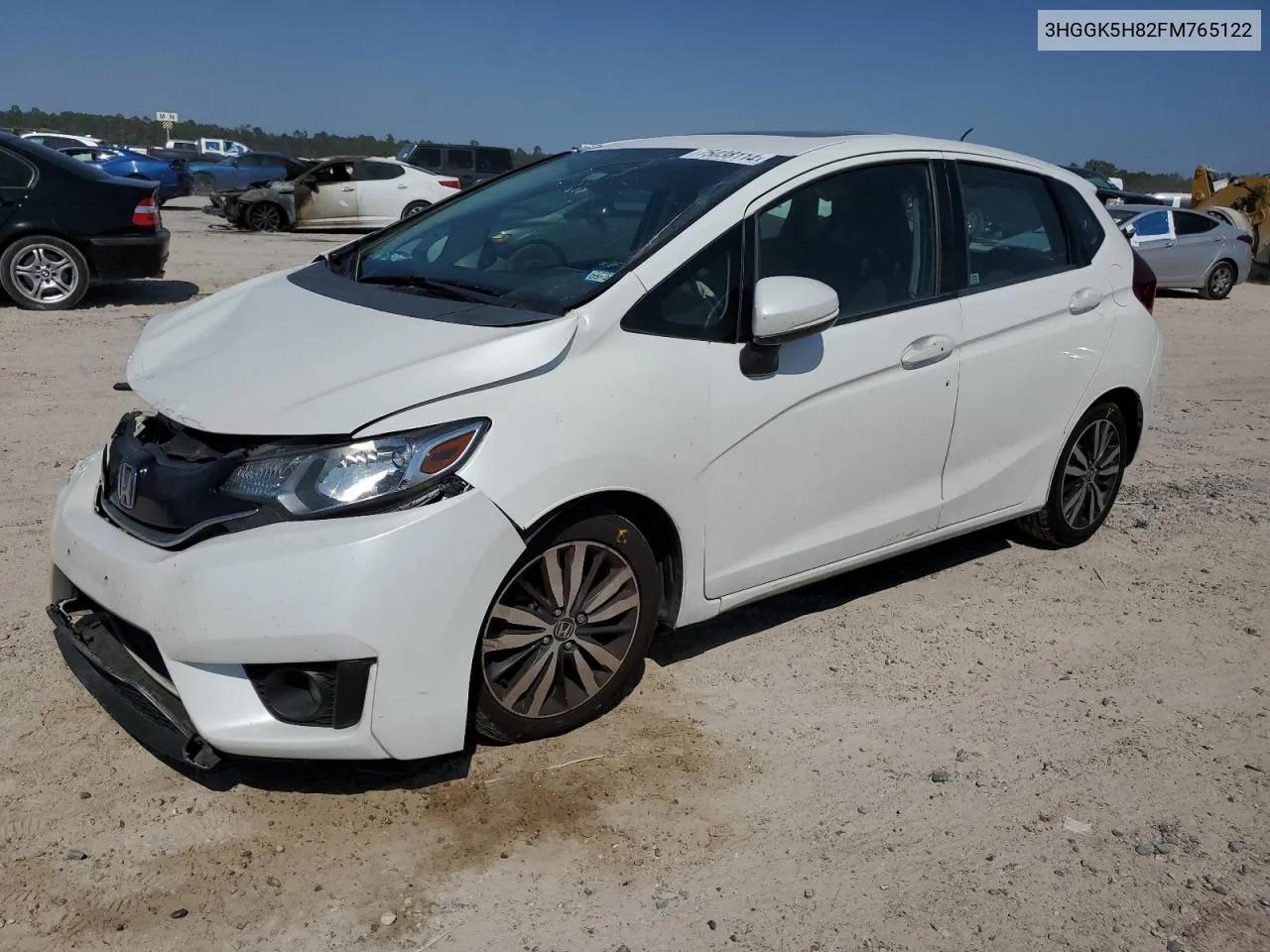 2015 Honda Fit Ex VIN: 3HGGK5H82FM765122 Lot: 75038114