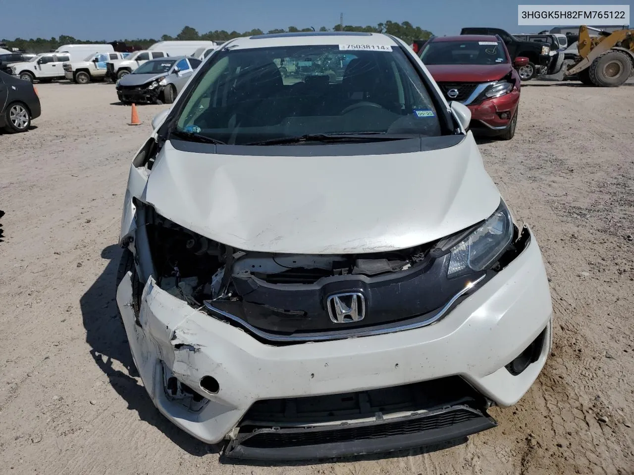 2015 Honda Fit Ex VIN: 3HGGK5H82FM765122 Lot: 75038114