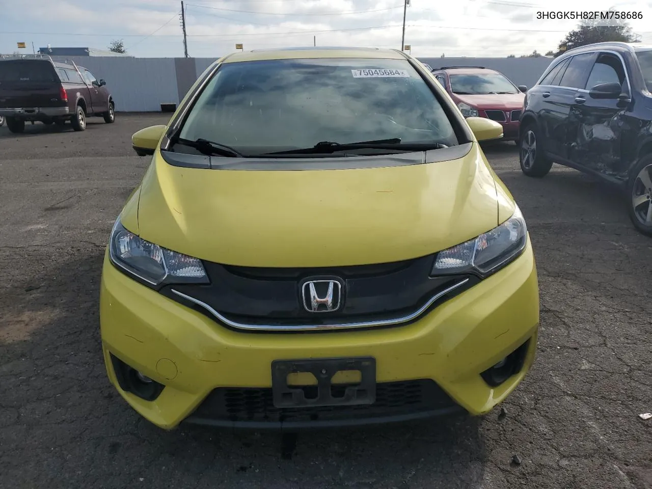 2015 Honda Fit Ex VIN: 3HGGK5H82FM758686 Lot: 75045684