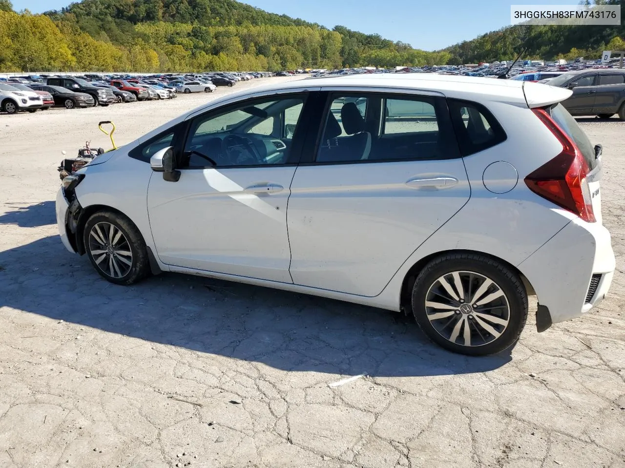 2015 Honda Fit Ex VIN: 3HGGK5H83FM743176 Lot: 75227754