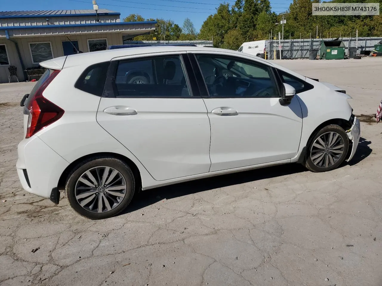 2015 Honda Fit Ex VIN: 3HGGK5H83FM743176 Lot: 75227754