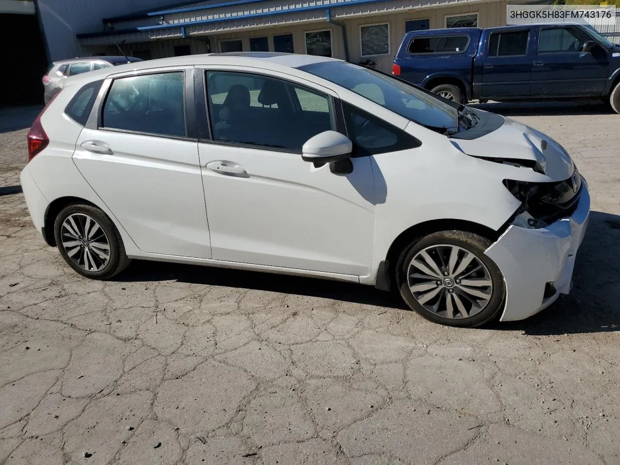 2015 Honda Fit Ex VIN: 3HGGK5H83FM743176 Lot: 75227754