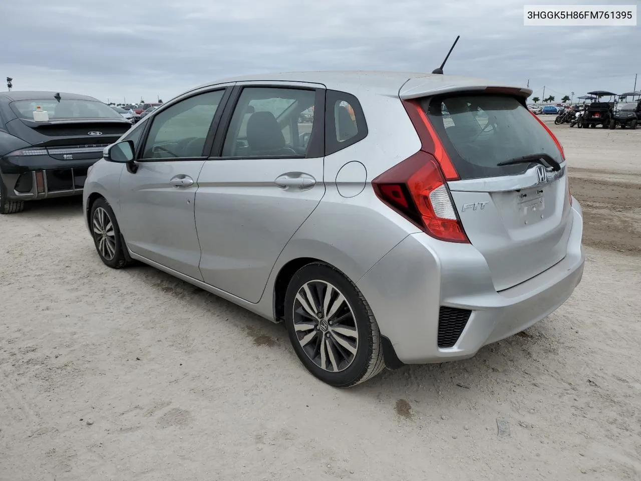 2015 Honda Fit Ex VIN: 3HGGK5H86FM761395 Lot: 75356744