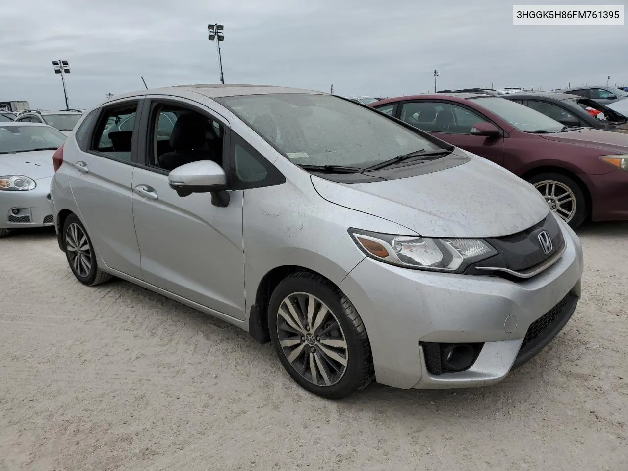 2015 Honda Fit Ex VIN: 3HGGK5H86FM761395 Lot: 75356744