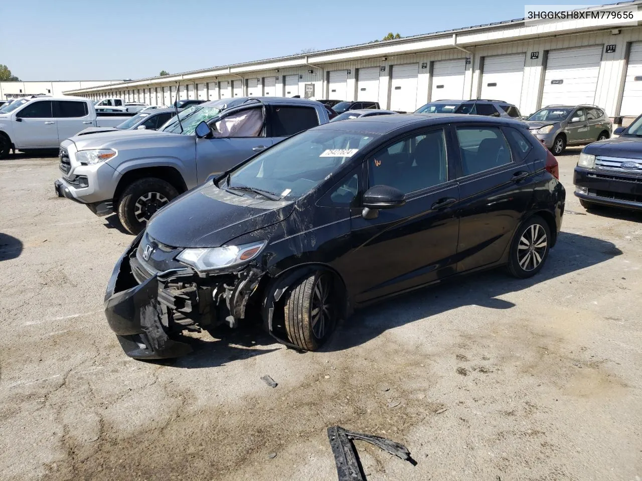 2015 Honda Fit Ex VIN: 3HGGK5H8XFM779656 Lot: 75427624