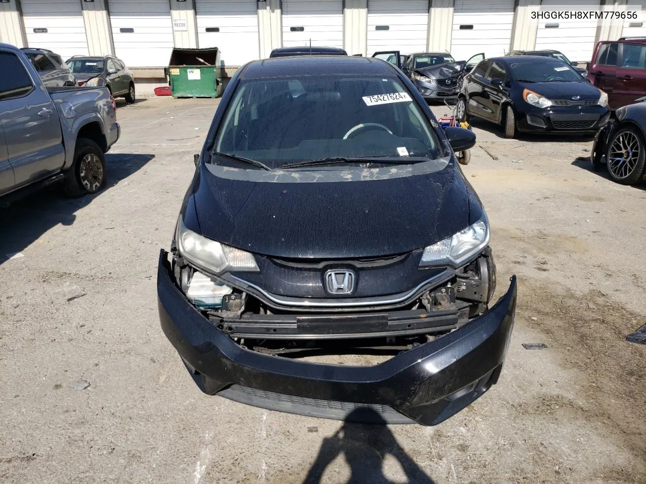 2015 Honda Fit Ex VIN: 3HGGK5H8XFM779656 Lot: 75427624