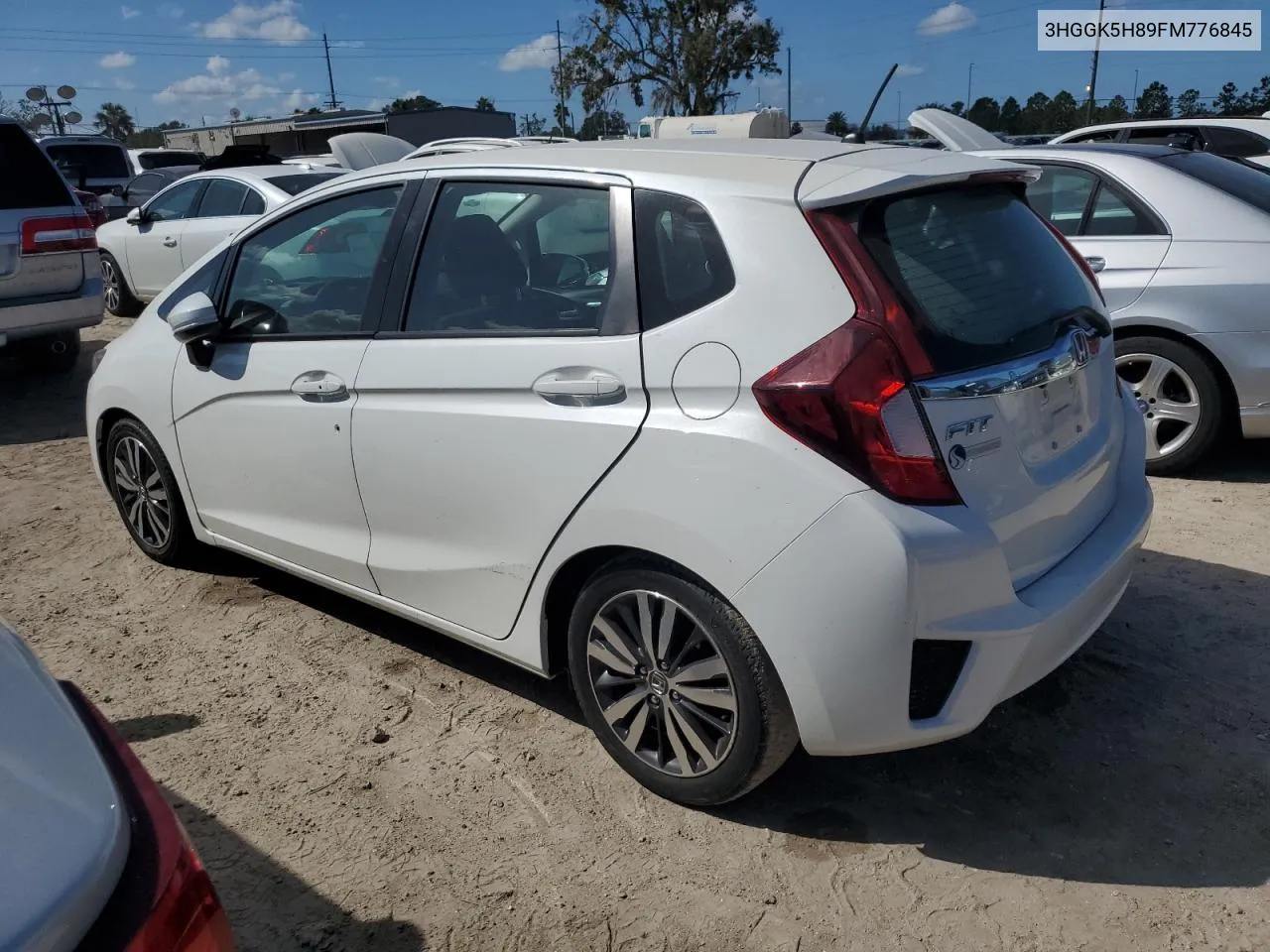 2015 Honda Fit Ex VIN: 3HGGK5H89FM776845 Lot: 75511504