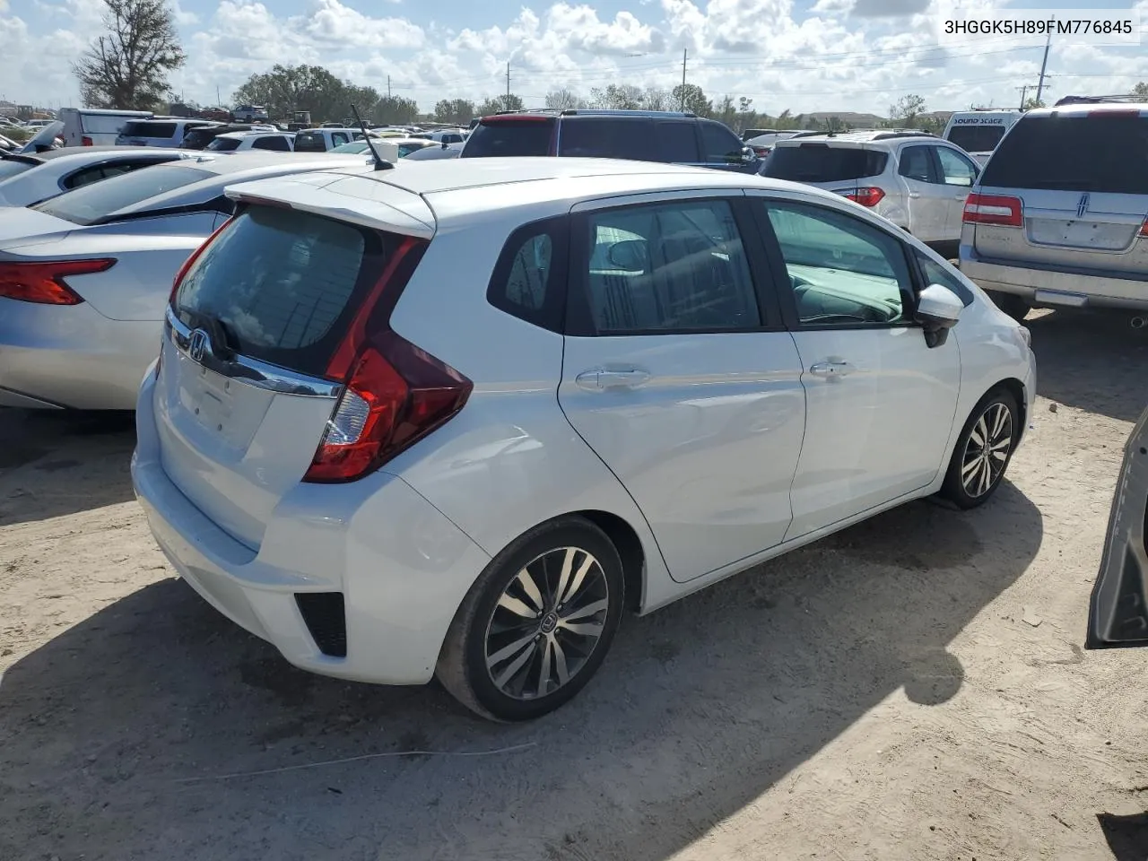 2015 Honda Fit Ex VIN: 3HGGK5H89FM776845 Lot: 75511504