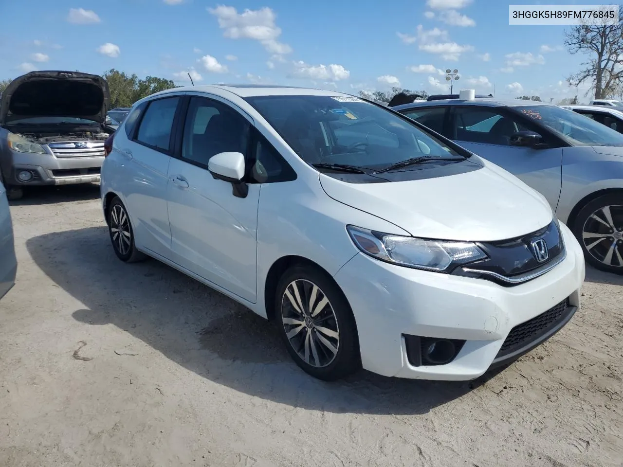 2015 Honda Fit Ex VIN: 3HGGK5H89FM776845 Lot: 75511504