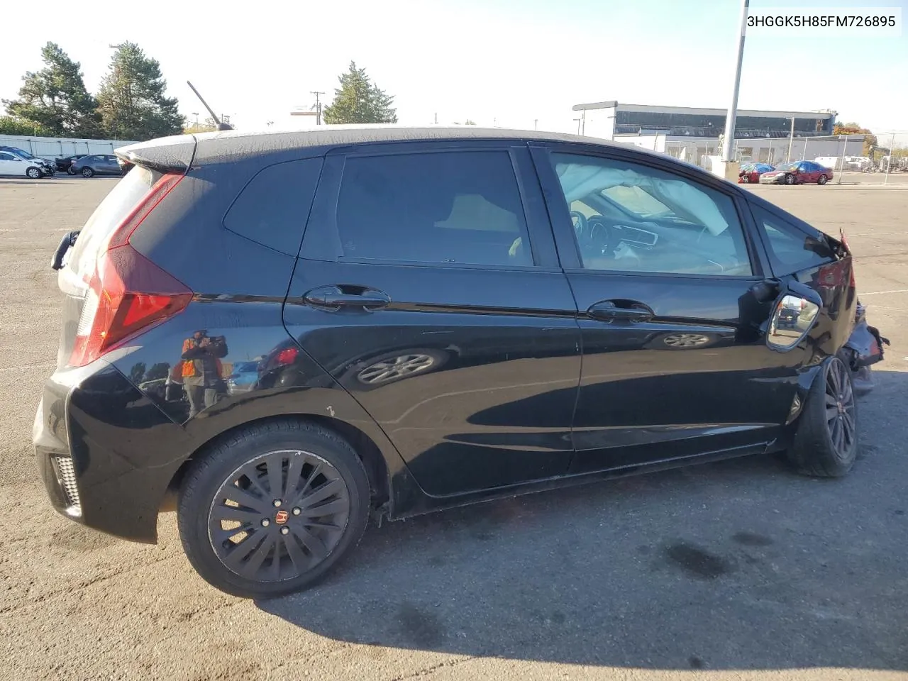 2015 Honda Fit Ex VIN: 3HGGK5H85FM726895 Lot: 75526894