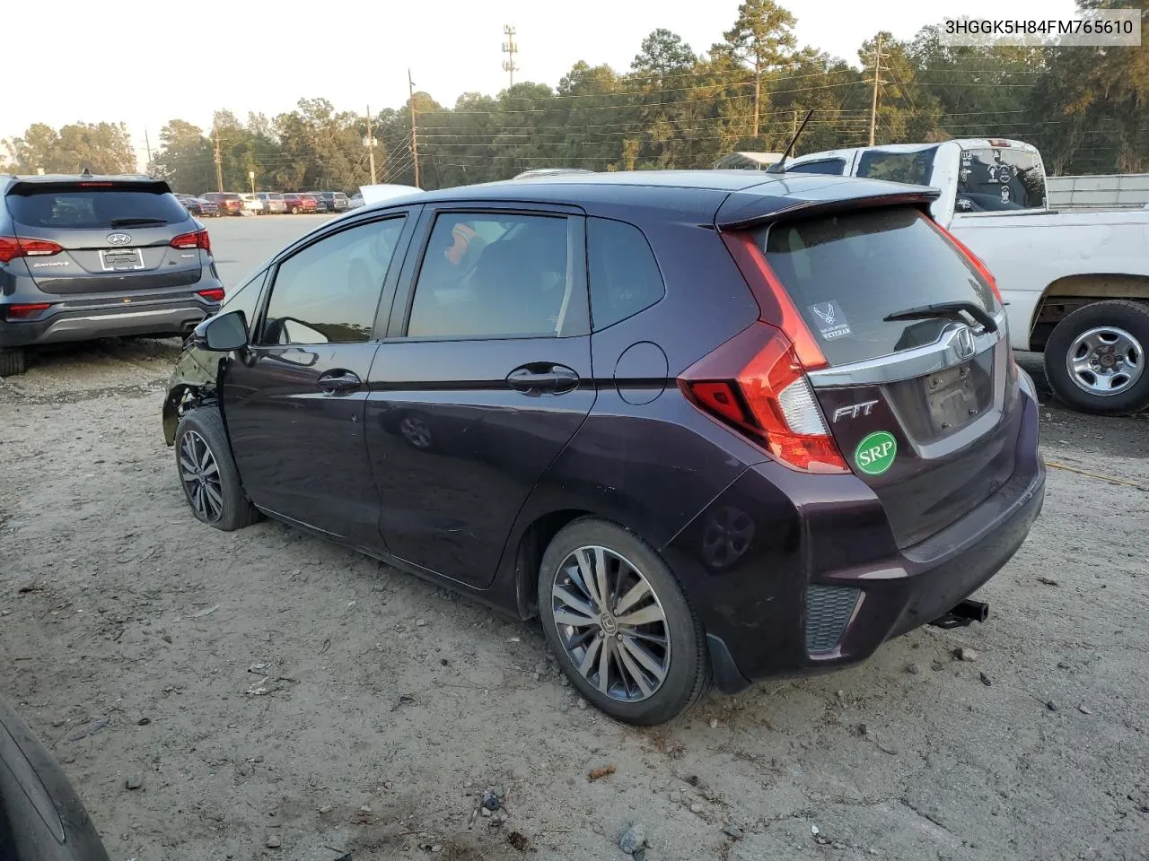 2015 Honda Fit Ex VIN: 3HGGK5H84FM765610 Lot: 75846084