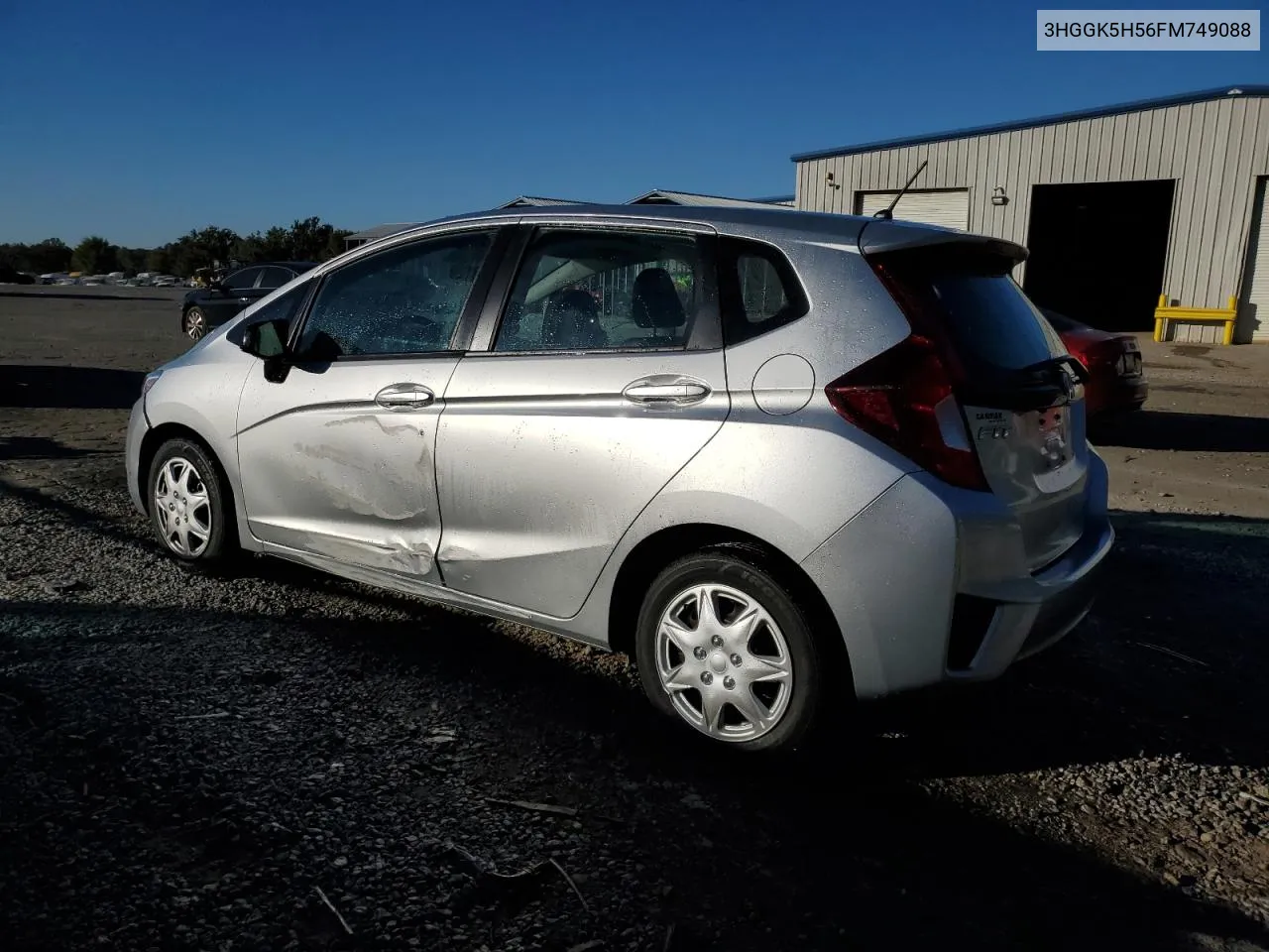 2015 Honda Fit Lx VIN: 3HGGK5H56FM749088 Lot: 75991874