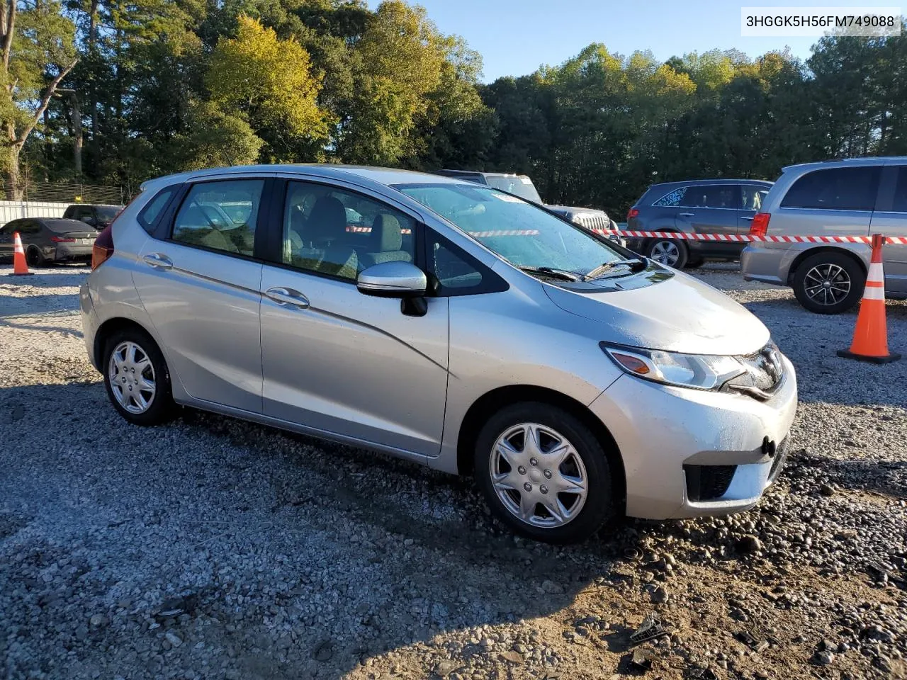 2015 Honda Fit Lx VIN: 3HGGK5H56FM749088 Lot: 75991874