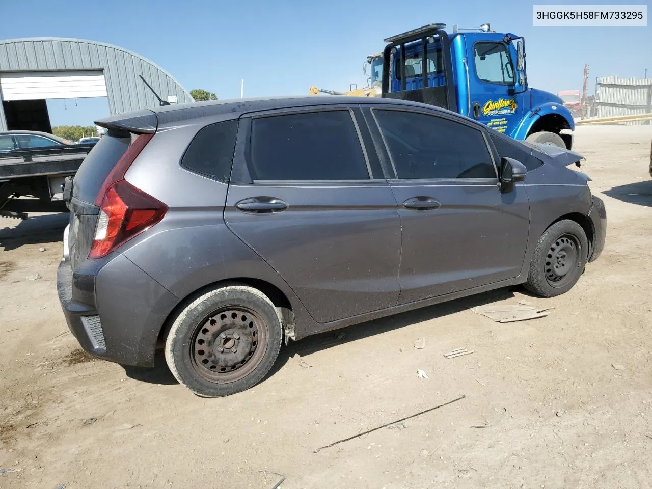 2015 Honda Fit Lx VIN: 3HGGK5H58FM733295 Lot: 76057654