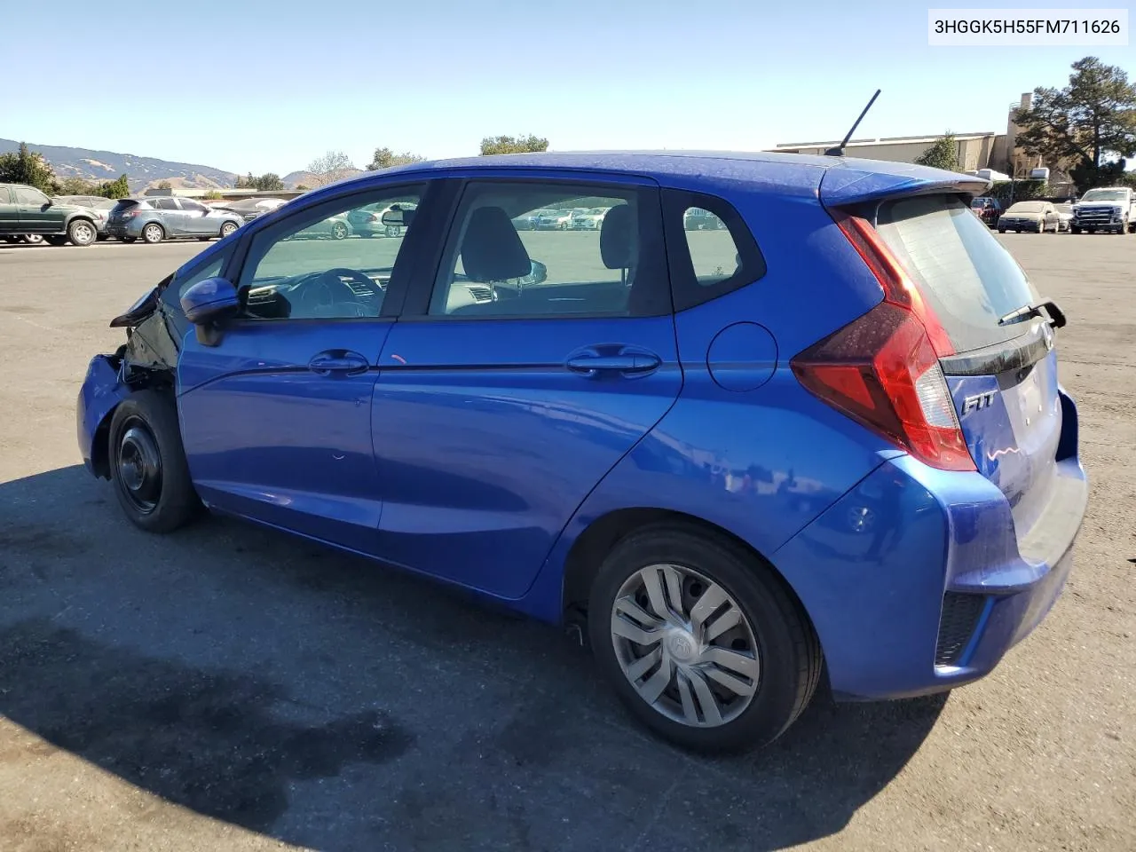 2015 Honda Fit Lx VIN: 3HGGK5H55FM711626 Lot: 76089914