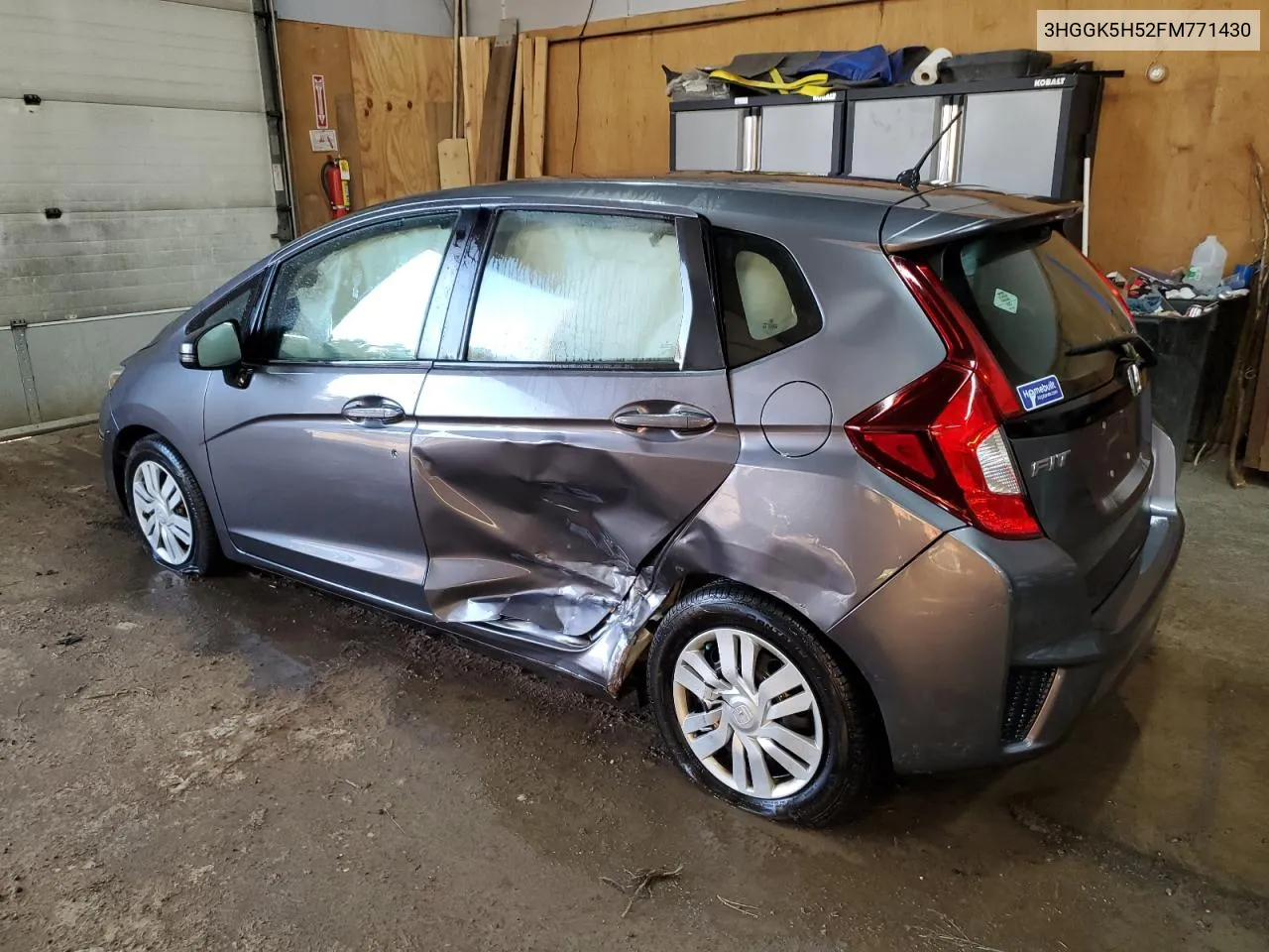 2015 Honda Fit Lx VIN: 3HGGK5H52FM771430 Lot: 76092694