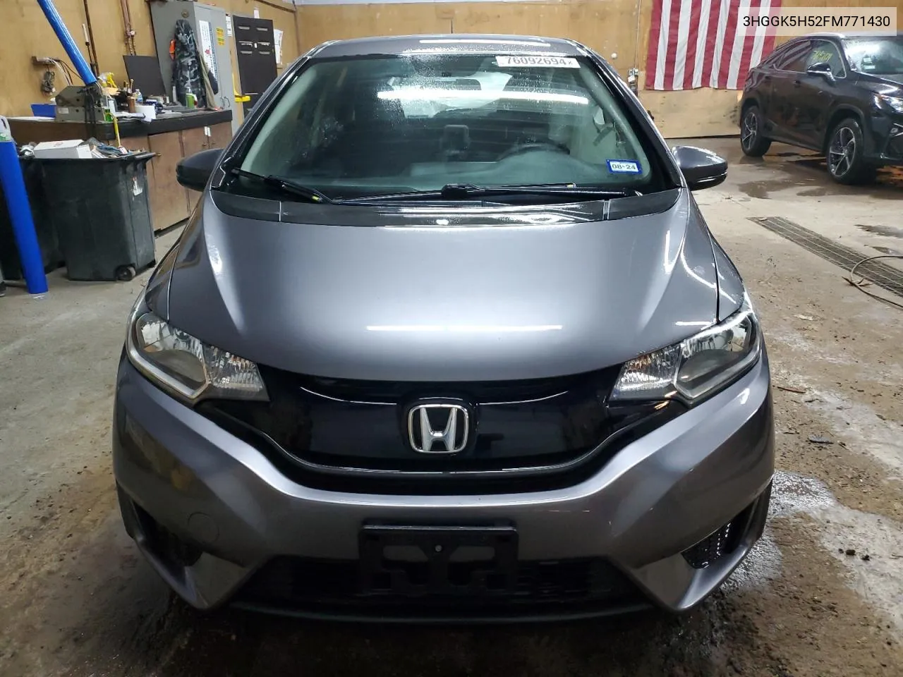 2015 Honda Fit Lx VIN: 3HGGK5H52FM771430 Lot: 76092694