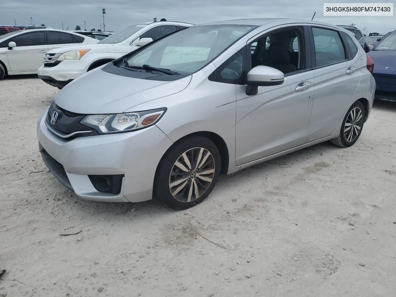 2015 Honda Fit Ex VIN: 3HGGK5H80FM747430 Lot: 76157134