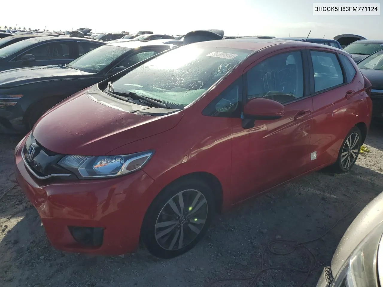 2015 Honda Fit Ex VIN: 3HGGK5H83FM771124 Lot: 76305014