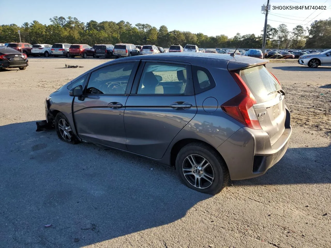 2015 Honda Fit Ex VIN: 3HGGK5H84FM740402 Lot: 76443394