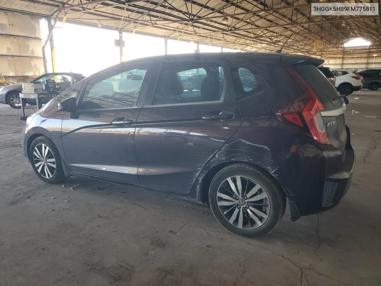 2015 Honda Fit Ex VIN: 3HGGK5H89FM775811 Lot: 76627304