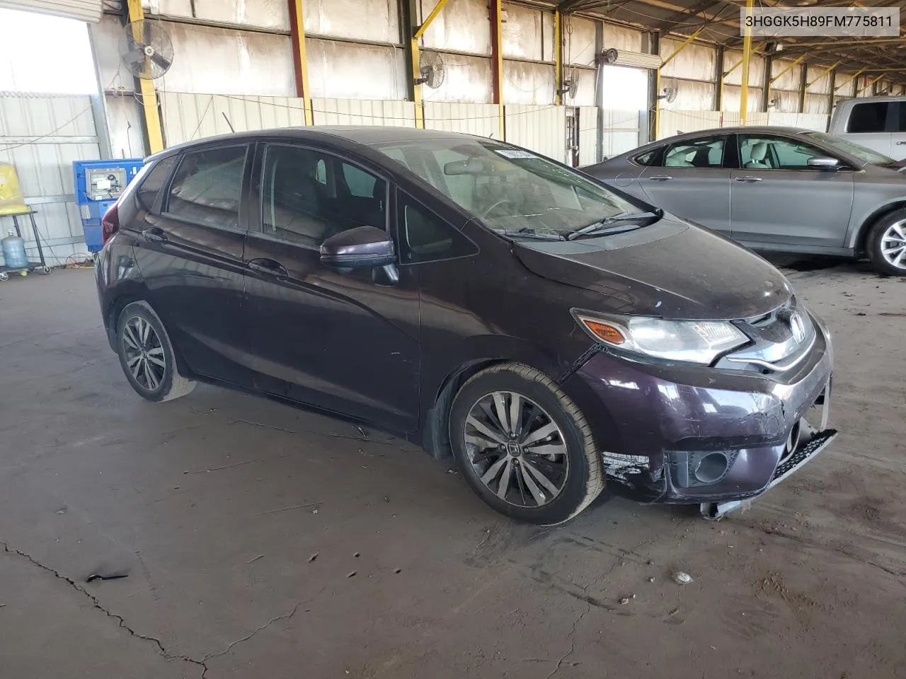 2015 Honda Fit Ex VIN: 3HGGK5H89FM775811 Lot: 76627304