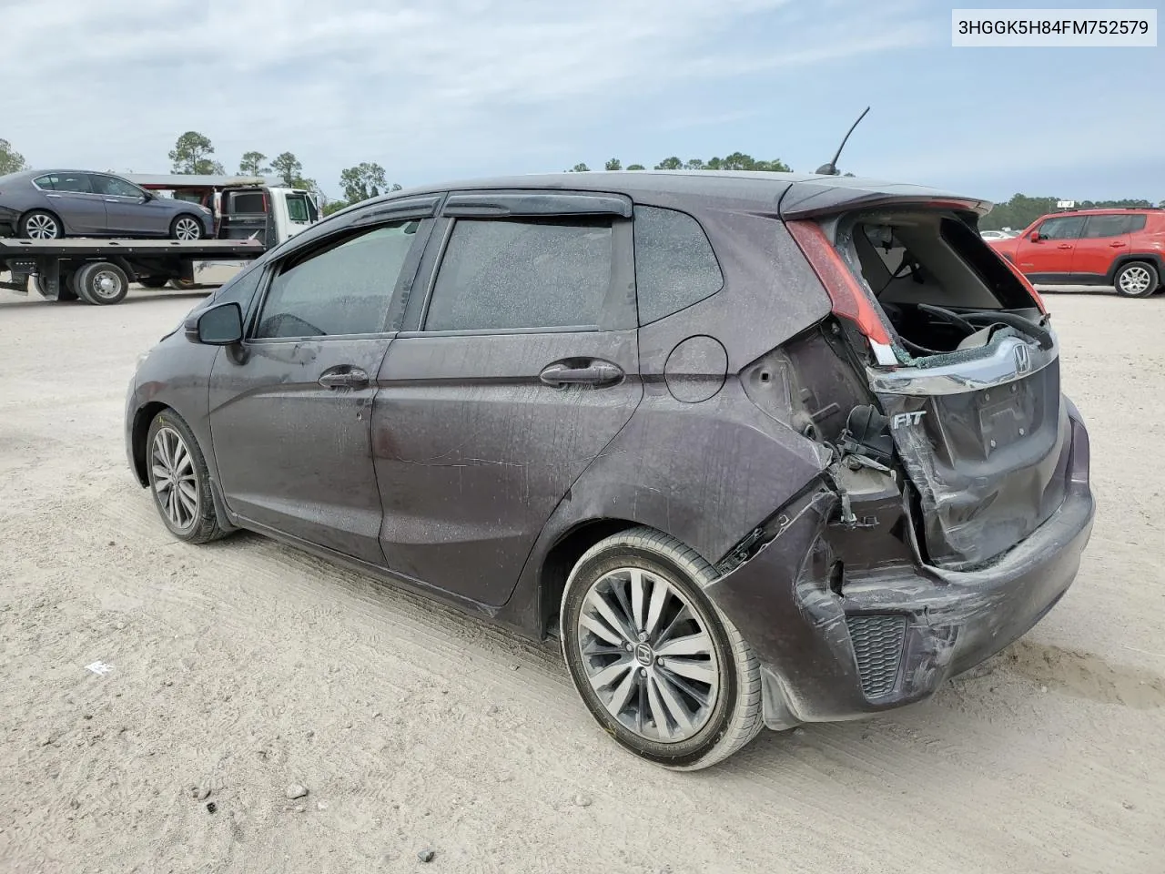 2015 Honda Fit Ex VIN: 3HGGK5H84FM752579 Lot: 76690124