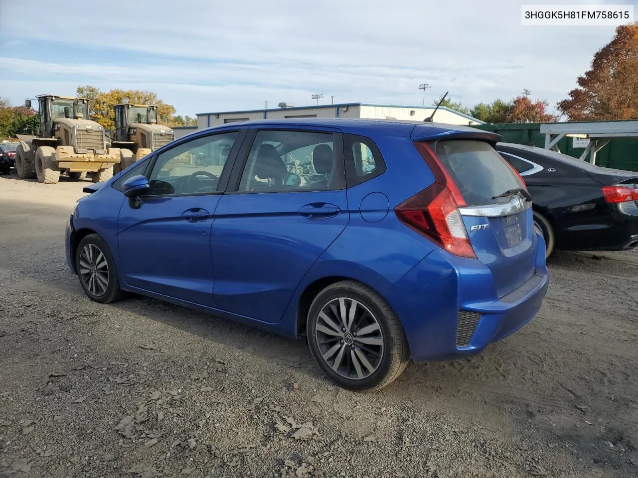 2015 Honda Fit Ex VIN: 3HGGK5H81FM758615 Lot: 77028664