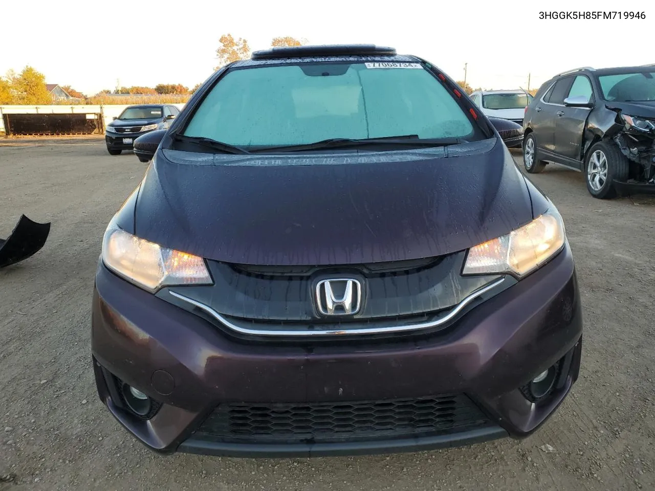 2015 Honda Fit Ex VIN: 3HGGK5H85FM719946 Lot: 77068734