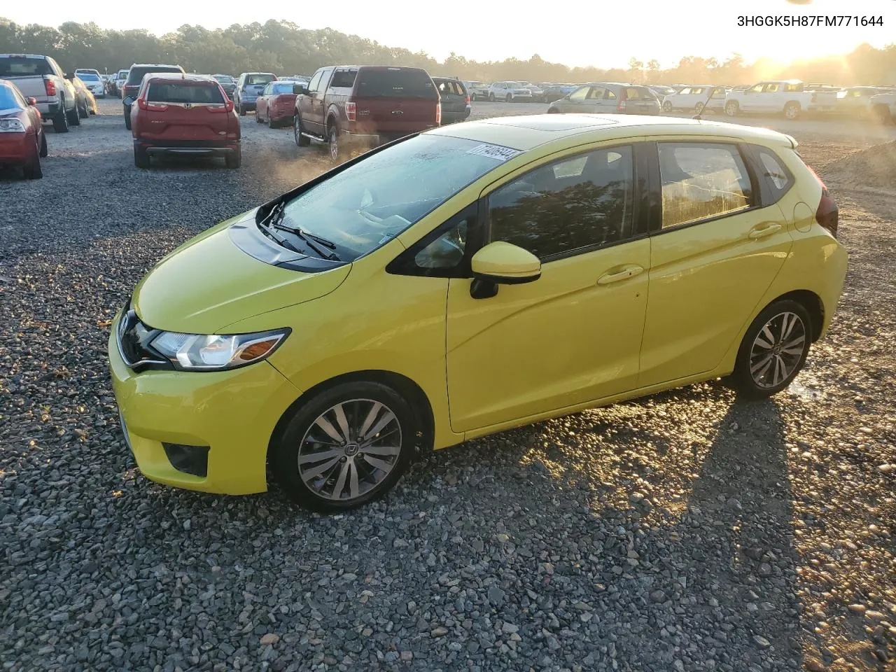 3HGGK5H87FM771644 2015 Honda Fit Ex