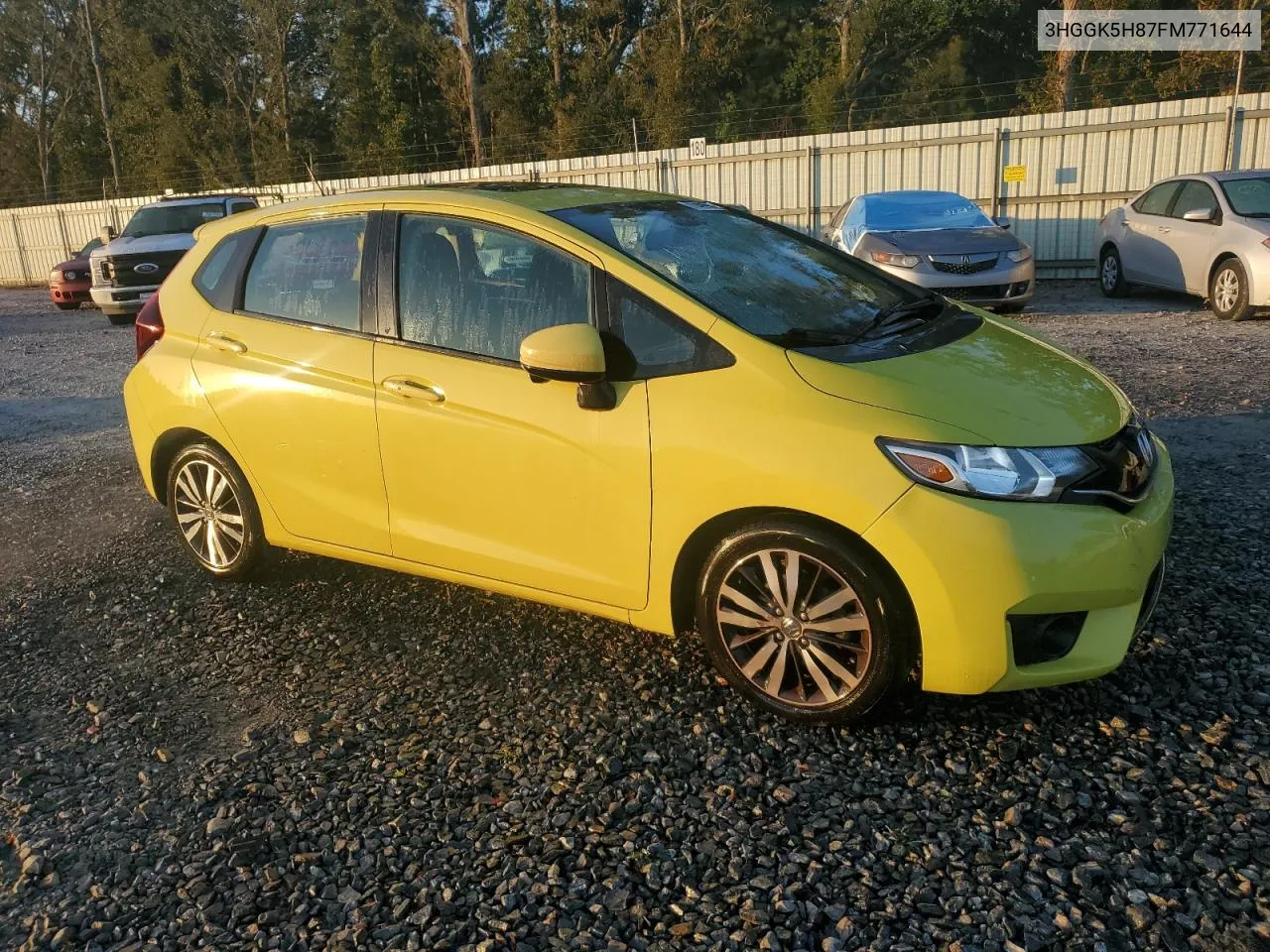 2015 Honda Fit Ex VIN: 3HGGK5H87FM771644 Lot: 77406944