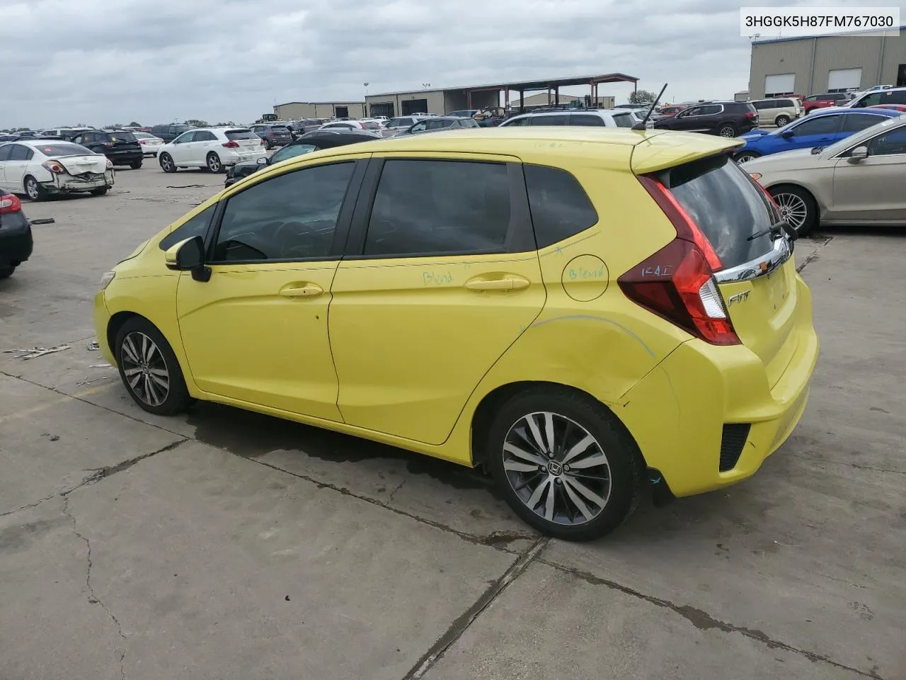 2015 Honda Fit Ex VIN: 3HGGK5H87FM767030 Lot: 77439744