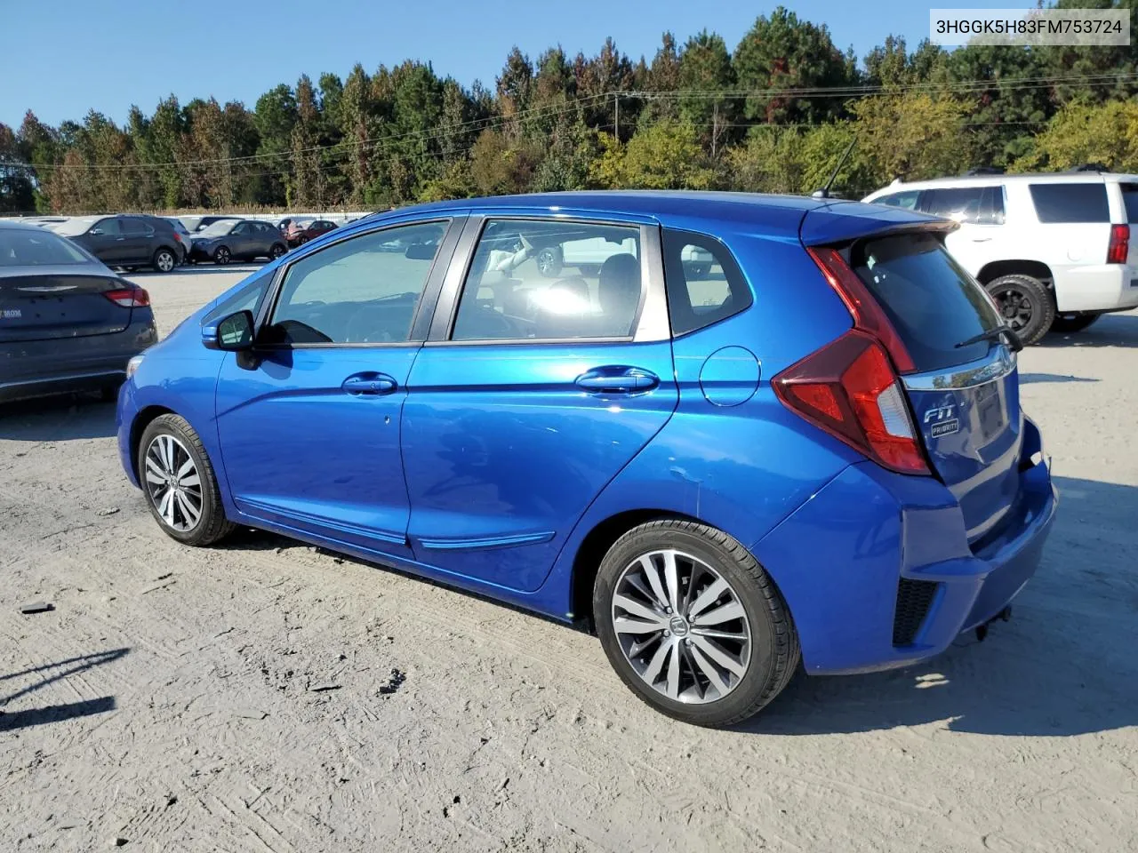 2015 Honda Fit Ex VIN: 3HGGK5H83FM753724 Lot: 77687354