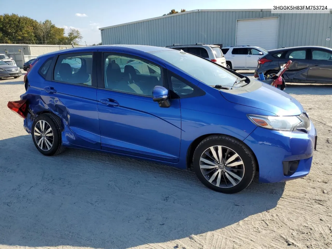 2015 Honda Fit Ex VIN: 3HGGK5H83FM753724 Lot: 77687354