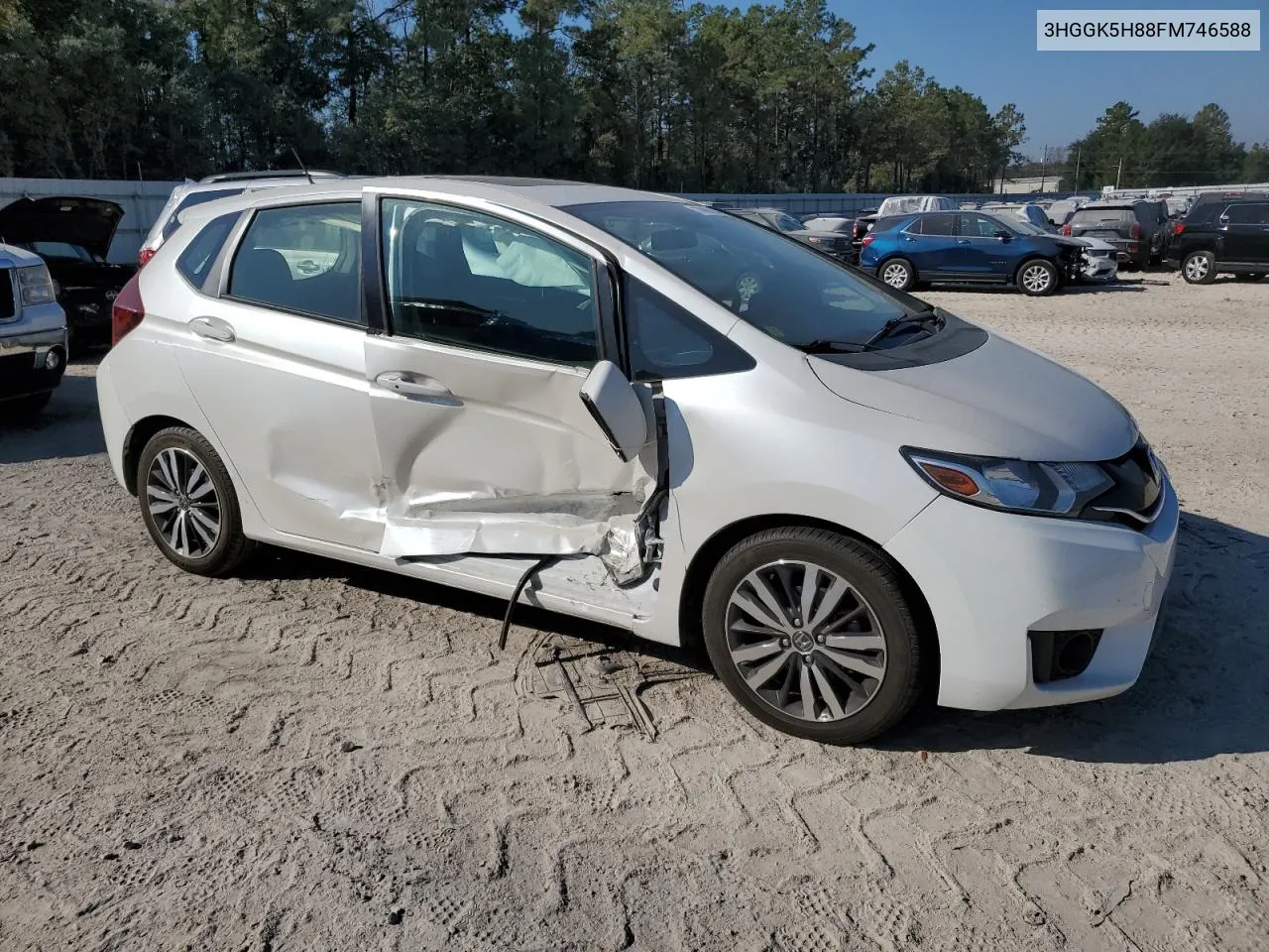 2015 Honda Fit Ex VIN: 3HGGK5H88FM746588 Lot: 77865144