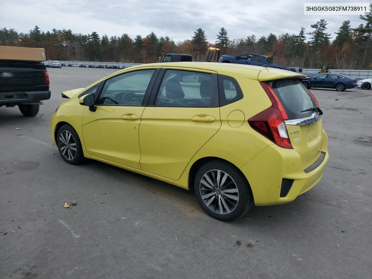 2015 Honda Fit Ex VIN: 3HGGK5G82FM738911 Lot: 77983254