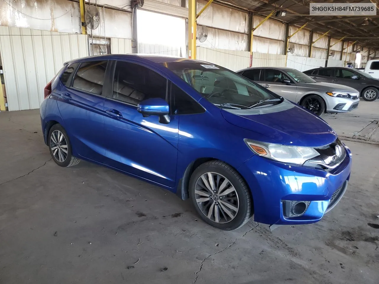 2015 Honda Fit Ex VIN: 3HGGK5H84FM739685 Lot: 78196314